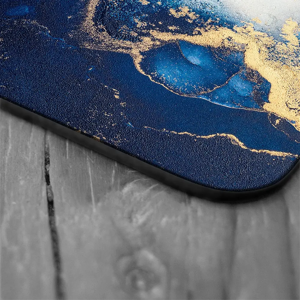In The Deep Blue Coaster Set In The Deep Blue Coaster Set wall art product Art Print Shop