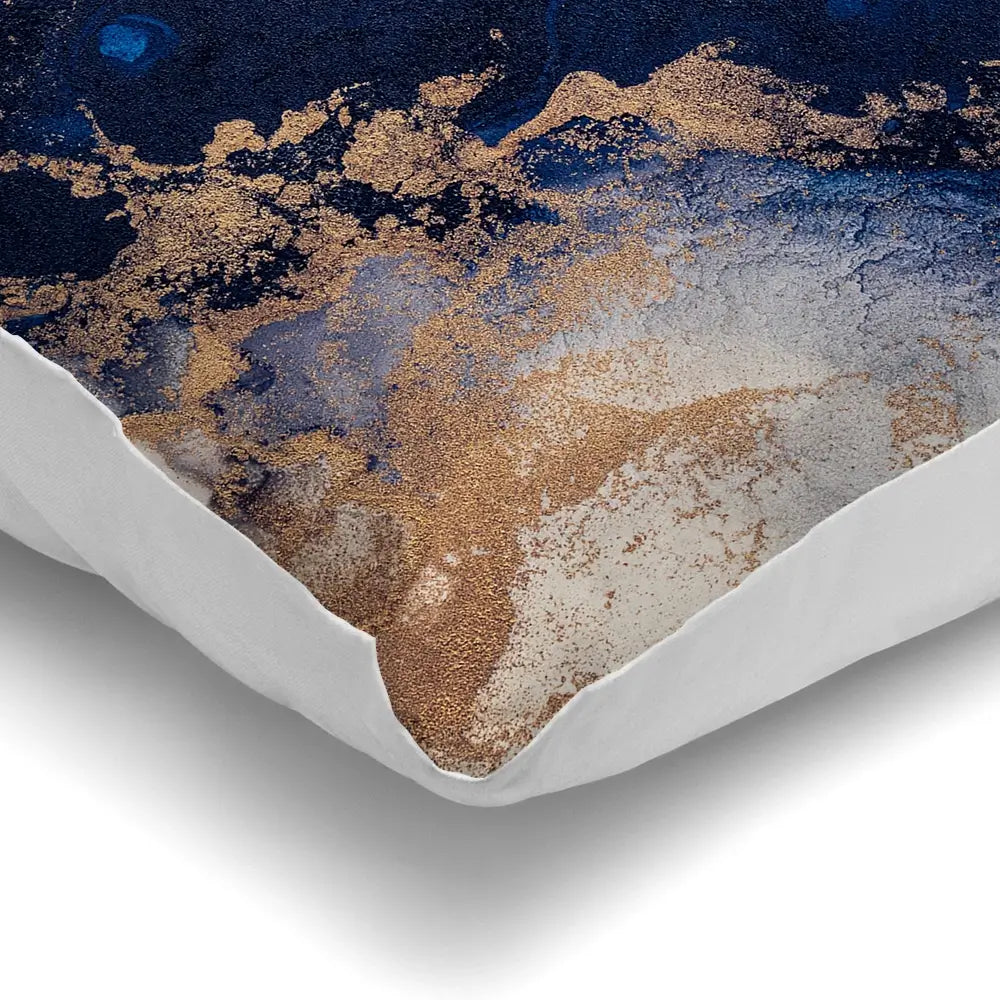 In The Deep Blue Cushion In The Deep Blue Cushion wall art product Art Print Shop