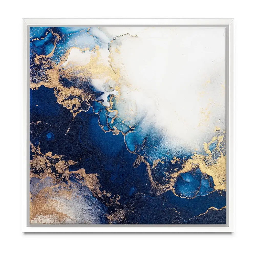 In The Deep Blue Oversized Canvas Print In The Deep Blue Oversized Canvas Print wall art product Art Print Shop