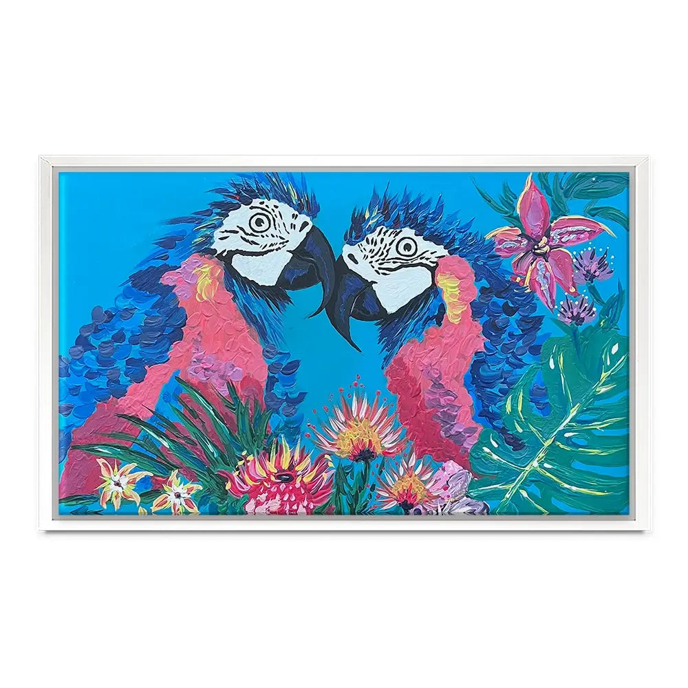 Indigo And Ziggy Canvas Print Indigo And Ziggy Canvas Print wall art product Jo Mulligan