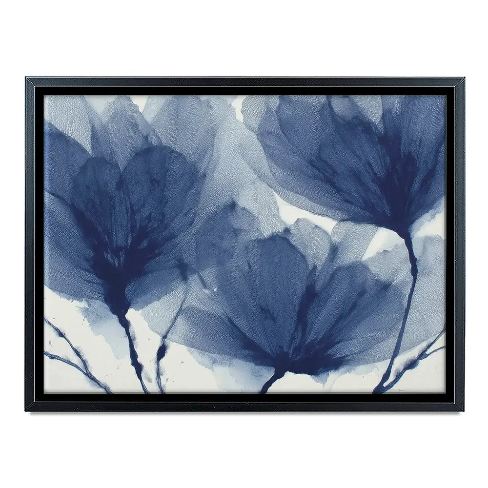 Indigo Dried Flowers Canvas Print Indigo Dried Flowers Canvas Print wall art product Chromatic Storm Studio