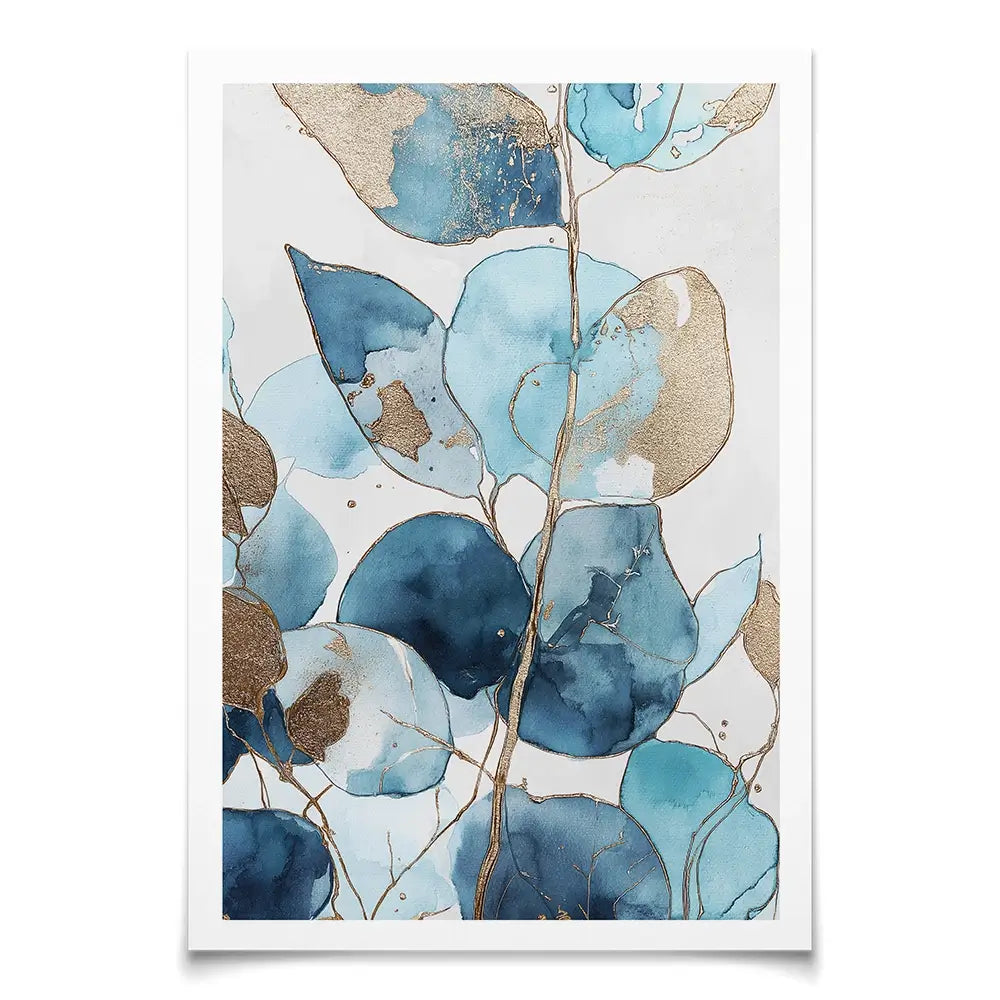 Indigo Eucalptus Art Print Indigo Eucalptus Art Print wall art product Svetlana Aleynikova