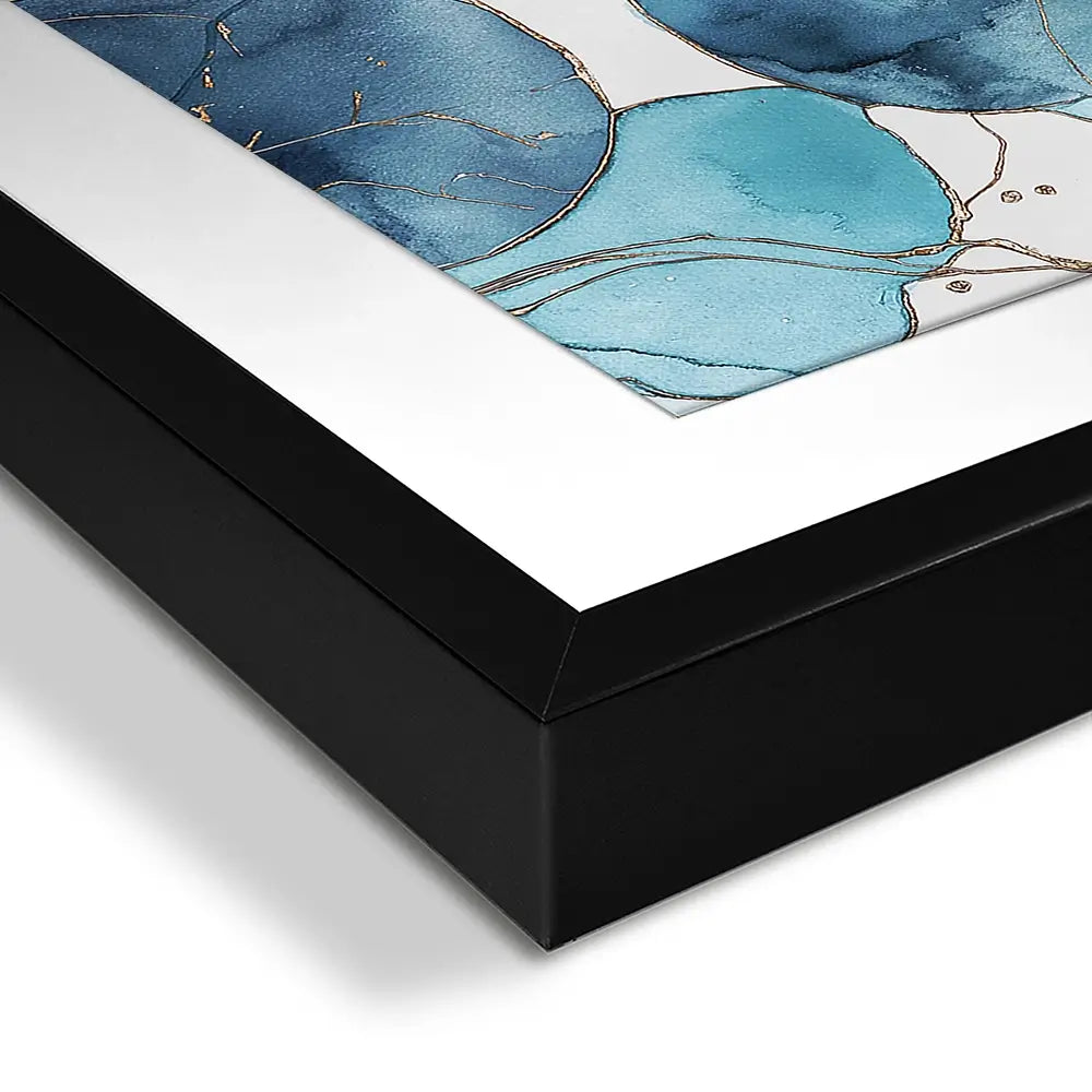 Indigo Eucalptus Framed Art Print Indigo Eucalptus Framed Art Print wall art product Svetlana Aleynikova