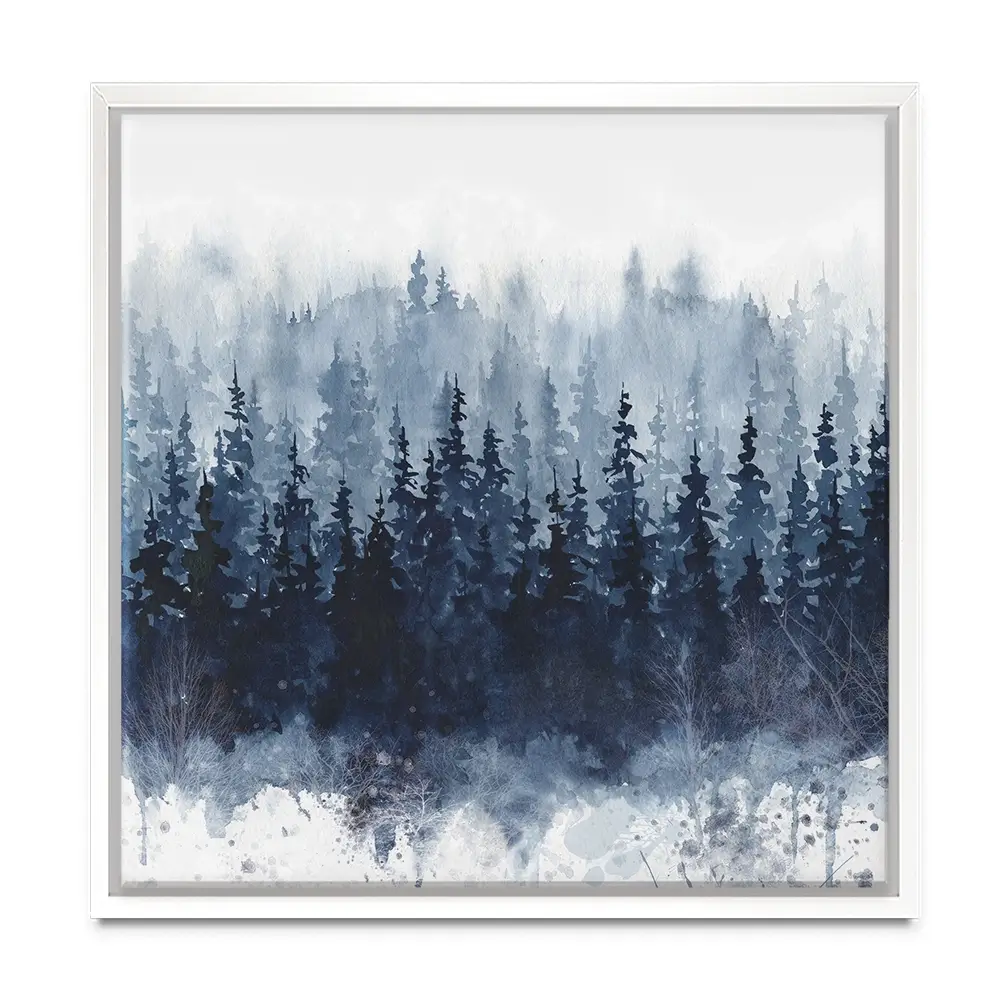 Indigo Forest Canvas Print Indigo Forest Canvas Print wall art product Carol Robinson