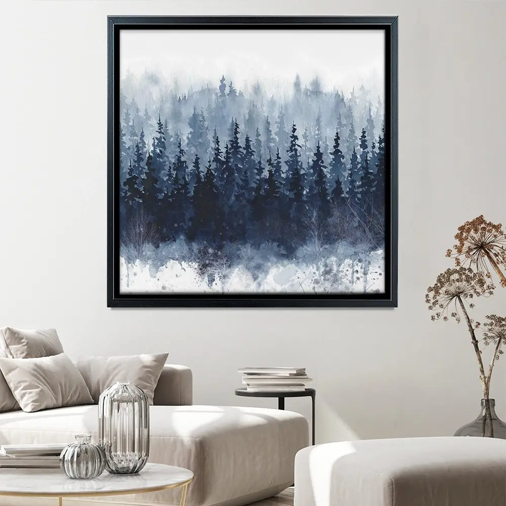 Indigo Forest Canvas Print Indigo Forest Canvas Print wall art product Carol Robinson