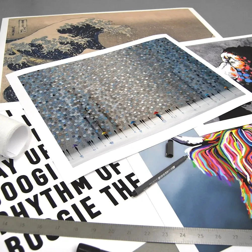 Infinity Rain Art Print Infinity Rain Art Print wall art product Ekaterina Ermilkina