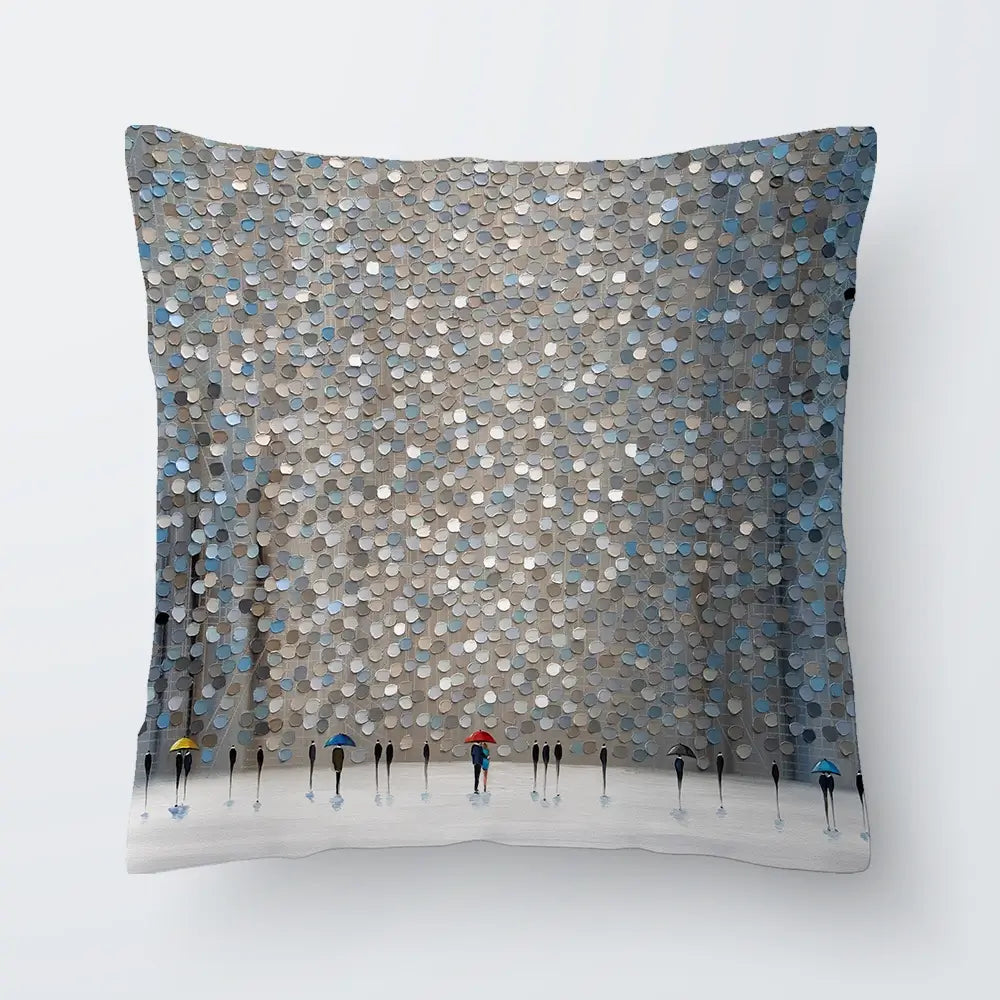 Infinity Rain Cushion Infinity Rain Cushion wall art product Ekaterina Ermilkina