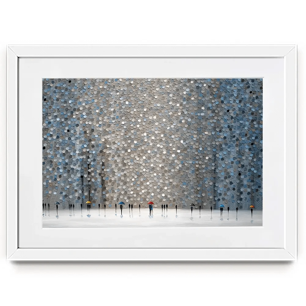 Infinity Rain Framed Art Print Infinity Rain Framed Art Print wall art product Ekaterina Ermilkina