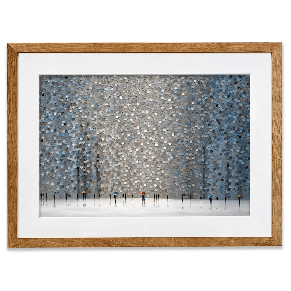 Infinity Rain Framed Art Print Infinity Rain Framed Art Print wall art product Ekaterina Ermilkina