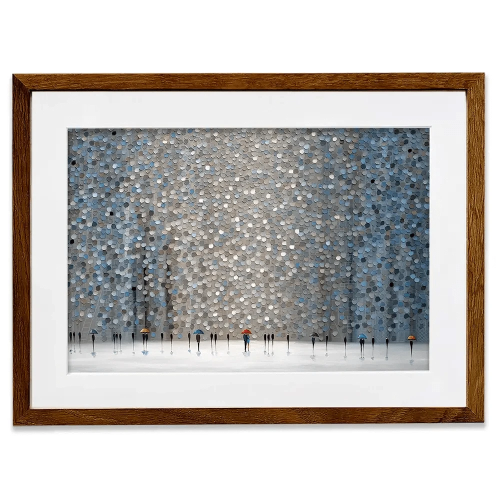 Infinity Rain Framed Art Print Infinity Rain Framed Art Print wall art product Ekaterina Ermilkina