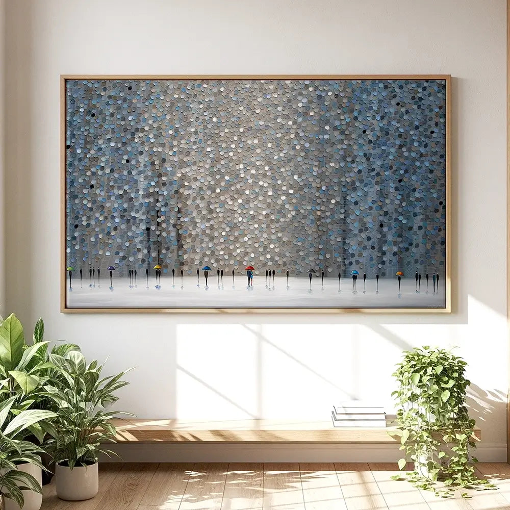Infinity Rain Oversized Canvas Print Infinity Rain Oversized Canvas Print wall art product Art Print Shop