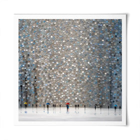 Infinity Rain Square Art Print Infinity Rain Square Art Print wall art product Ekaterina Ermilkina