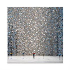 Infinity Rain Square Canvas Print Infinity Rain Square Canvas Print wall art product Ekaterina Ermilkina