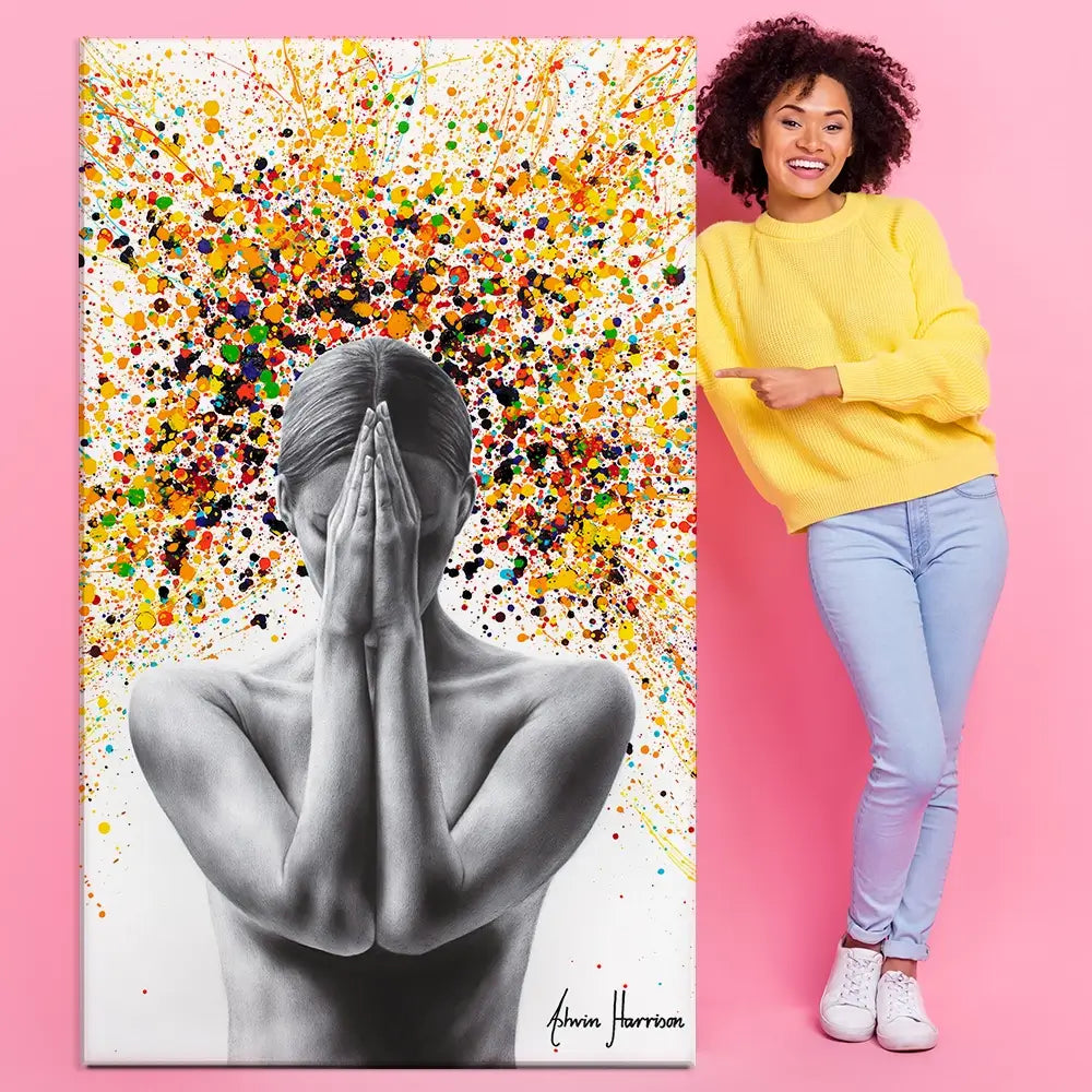 Inhale The Future Exhale The Past Oversized Canvas Print Inhale The Future Exhale The Past Oversized Canvas Print wall art product Art Print Shop