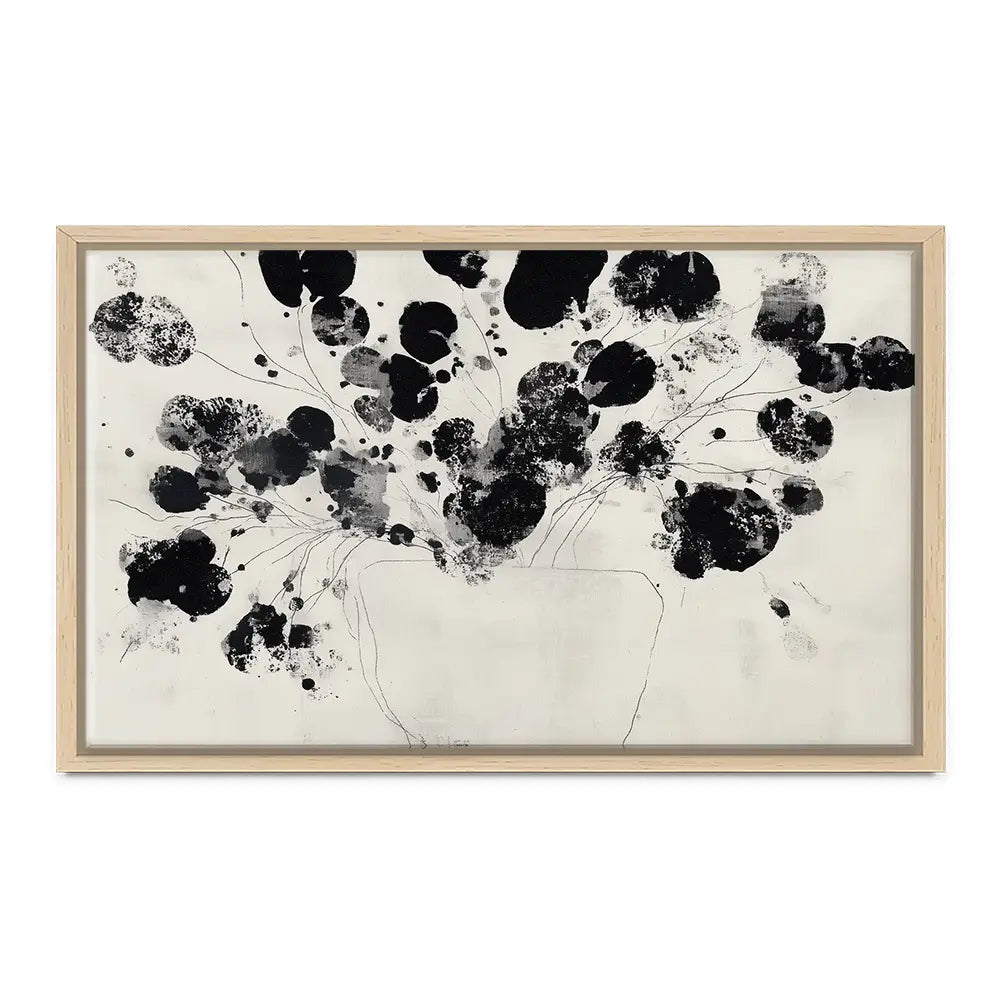 Ink Style Flower Arrangement Canvas Print Ink Style Flower Arrangement Canvas Print wall art product Chromatic Storm Studio