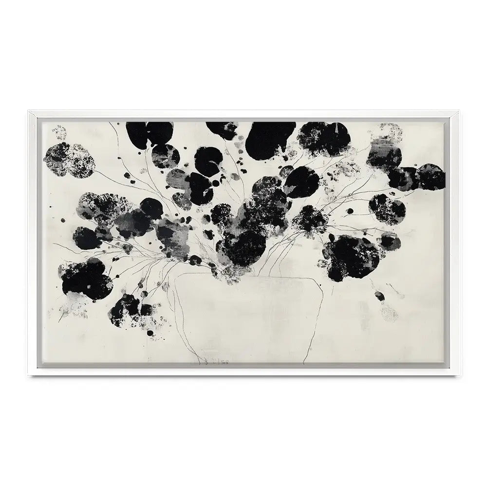 Ink Style Flower Arrangement Canvas Print Ink Style Flower Arrangement Canvas Print wall art product Chromatic Storm Studio