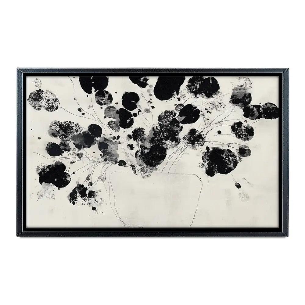 Ink Style Flower Arrangement Canvas Print Ink Style Flower Arrangement Canvas Print wall art product Chromatic Storm Studio