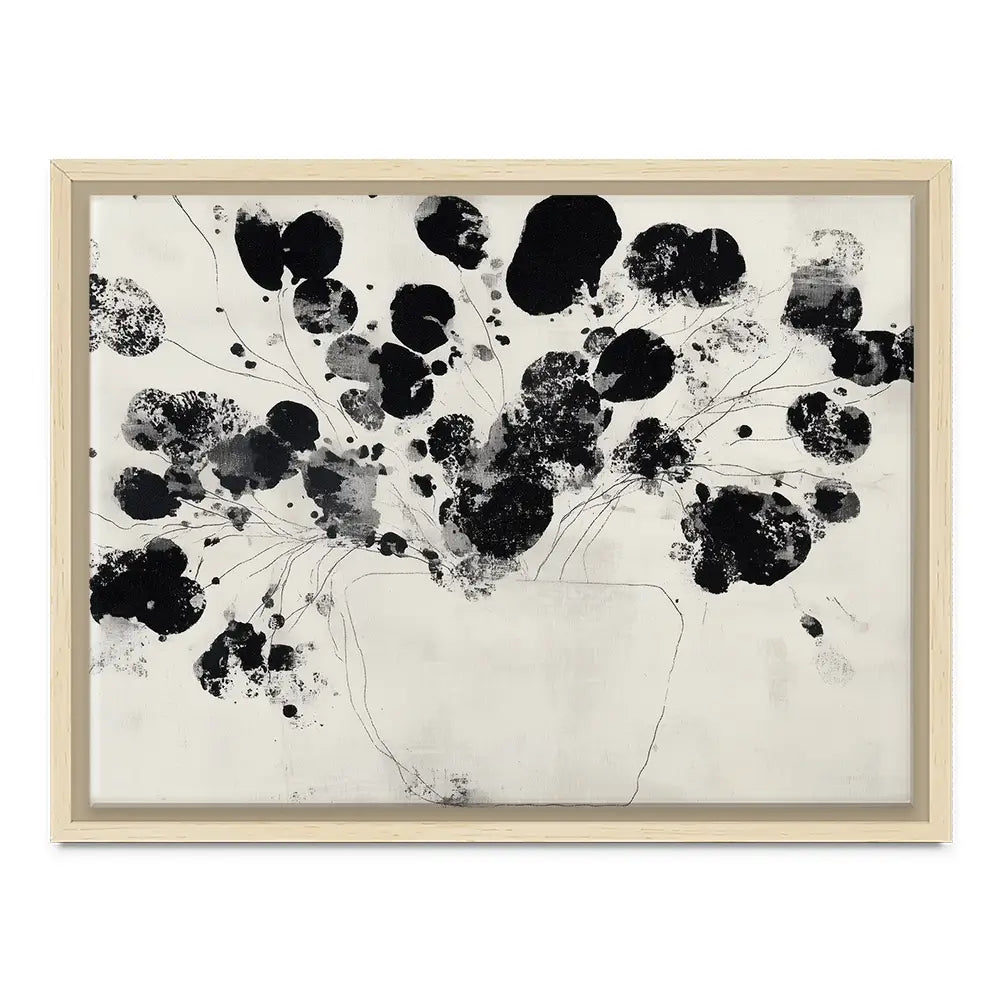 Ink Style Flower Arrangement Canvas Print Ink Style Flower Arrangement Canvas Print wall art product Chromatic Storm Studio