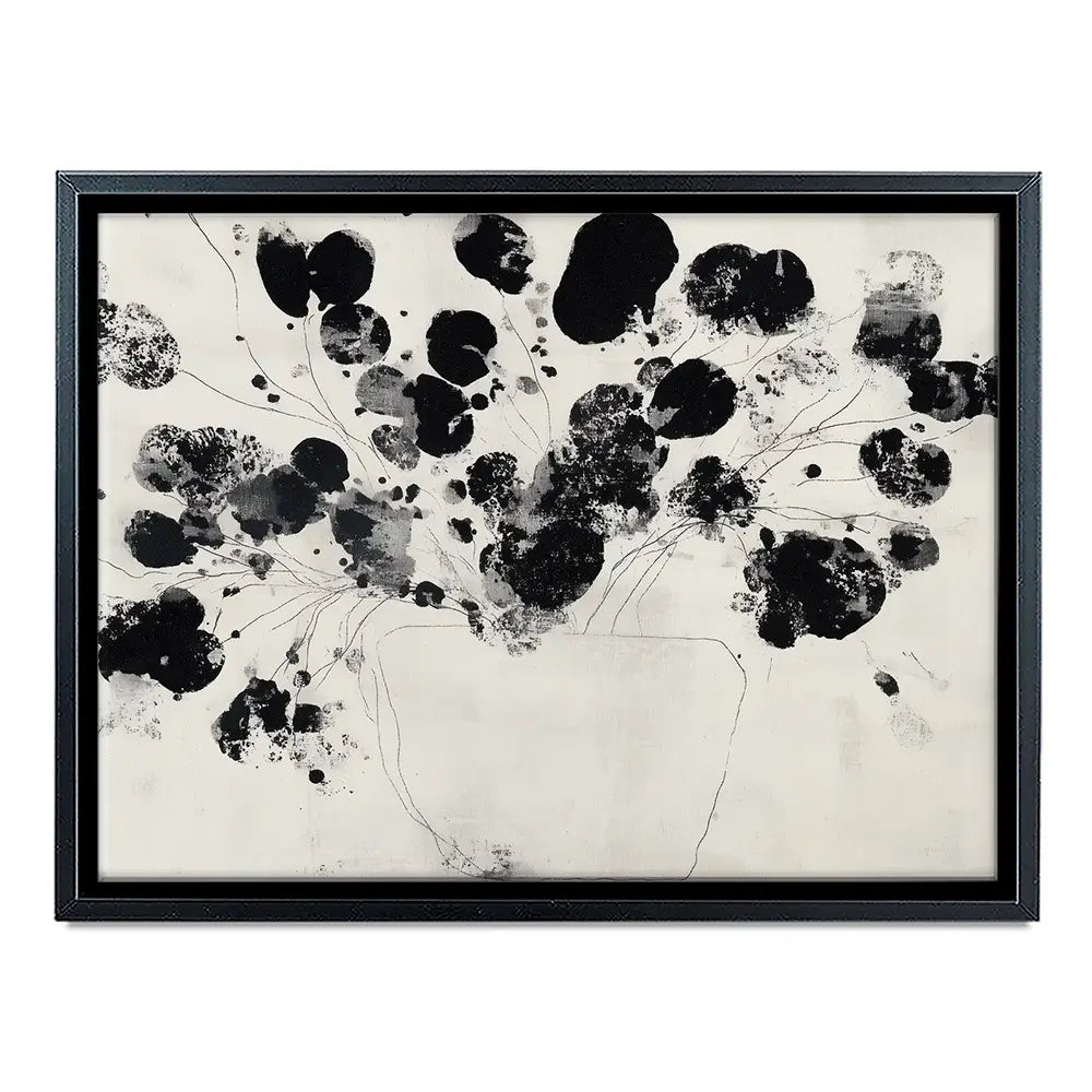 Ink Style Flower Arrangement Canvas Print Ink Style Flower Arrangement Canvas Print wall art product Chromatic Storm Studio
