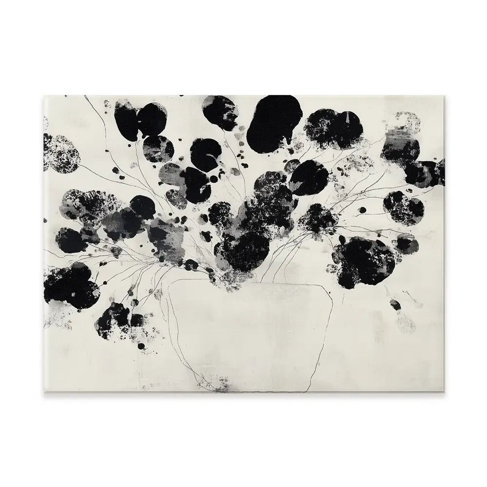 Ink Style Flower Arrangement Canvas Print Ink Style Flower Arrangement Canvas Print wall art product Chromatic Storm Studio