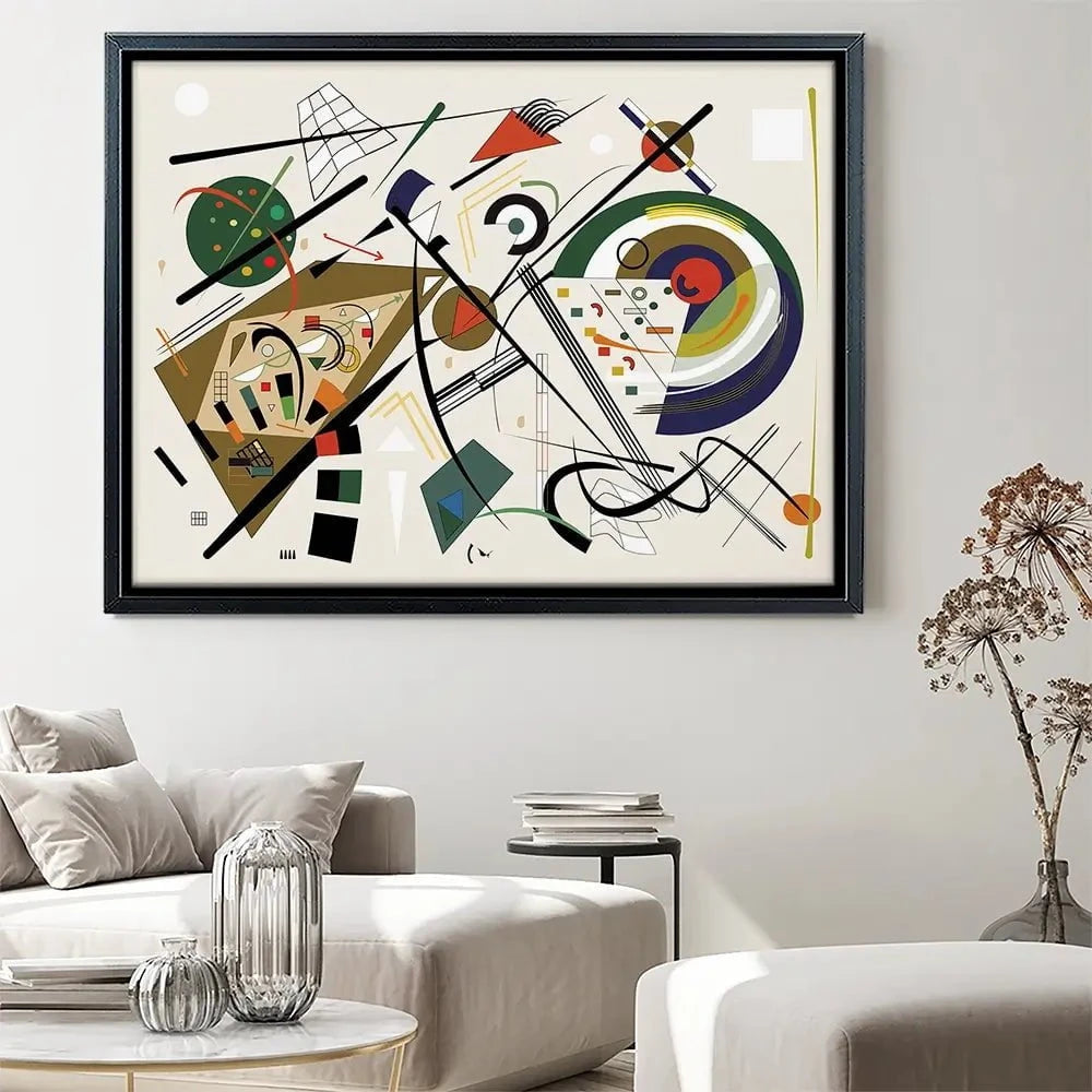 Intersecting Lines Canvas Print Intersecting Lines Canvas Print wall art product romi49 / Shutterstock