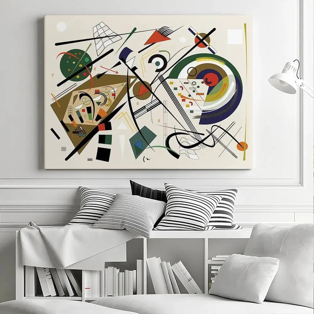 Intersecting Lines Canvas Print Intersecting Lines Canvas Print wall art product romi49 / Shutterstock