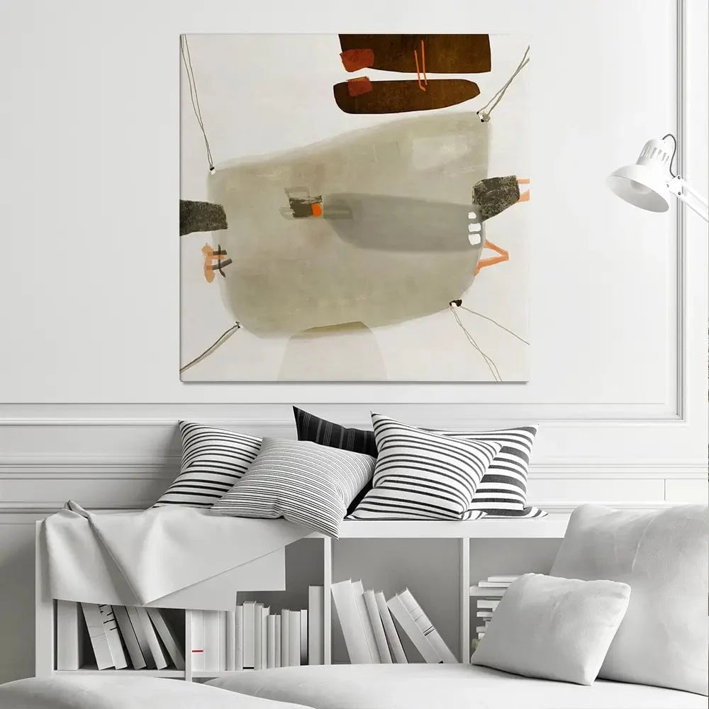 Intriguing Intriguing Square Canvas Print