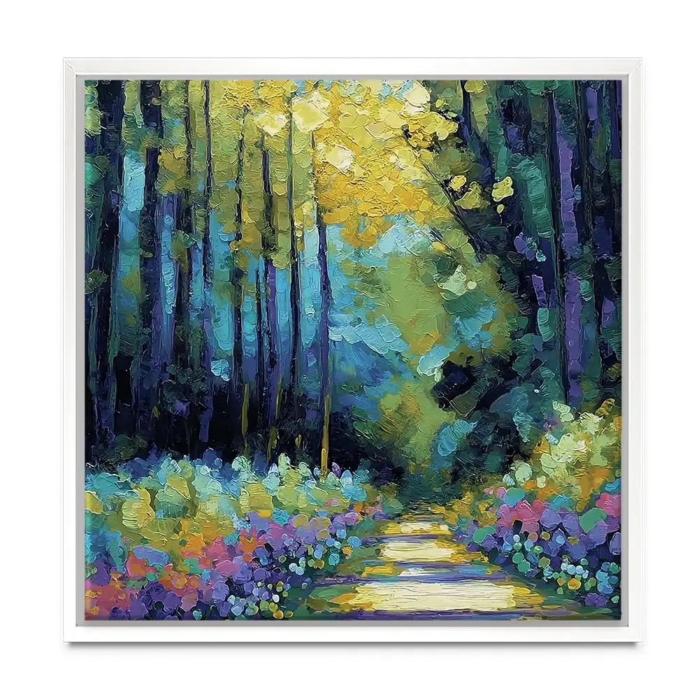 Inverewe Gardens Square Canvas Print Inverewe Gardens Square Canvas Print wall art product David Alexander Elder