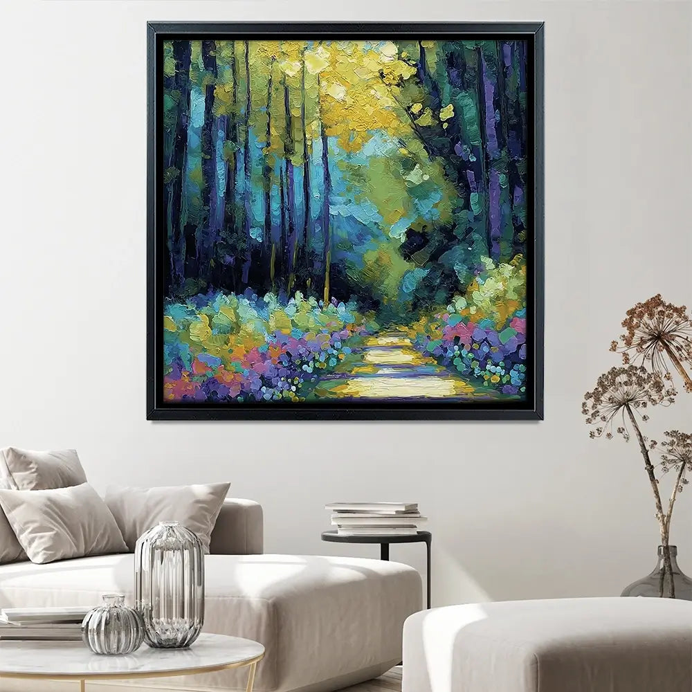 Inverewe Gardens Square Canvas Print Inverewe Gardens Square Canvas Print wall art product David Alexander Elder