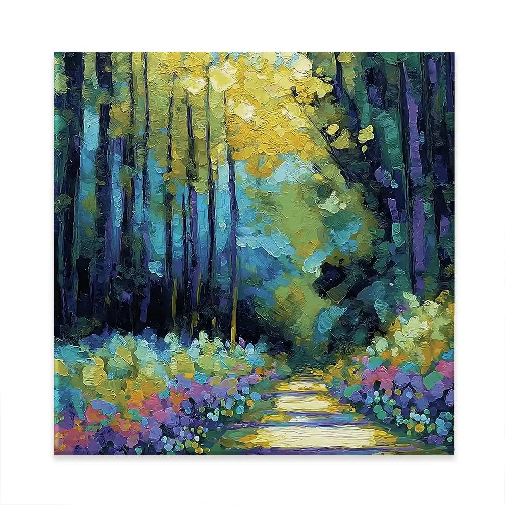 Inverewe Gardens Square Canvas Print Inverewe Gardens Square Canvas Print wall art product David Alexander Elder