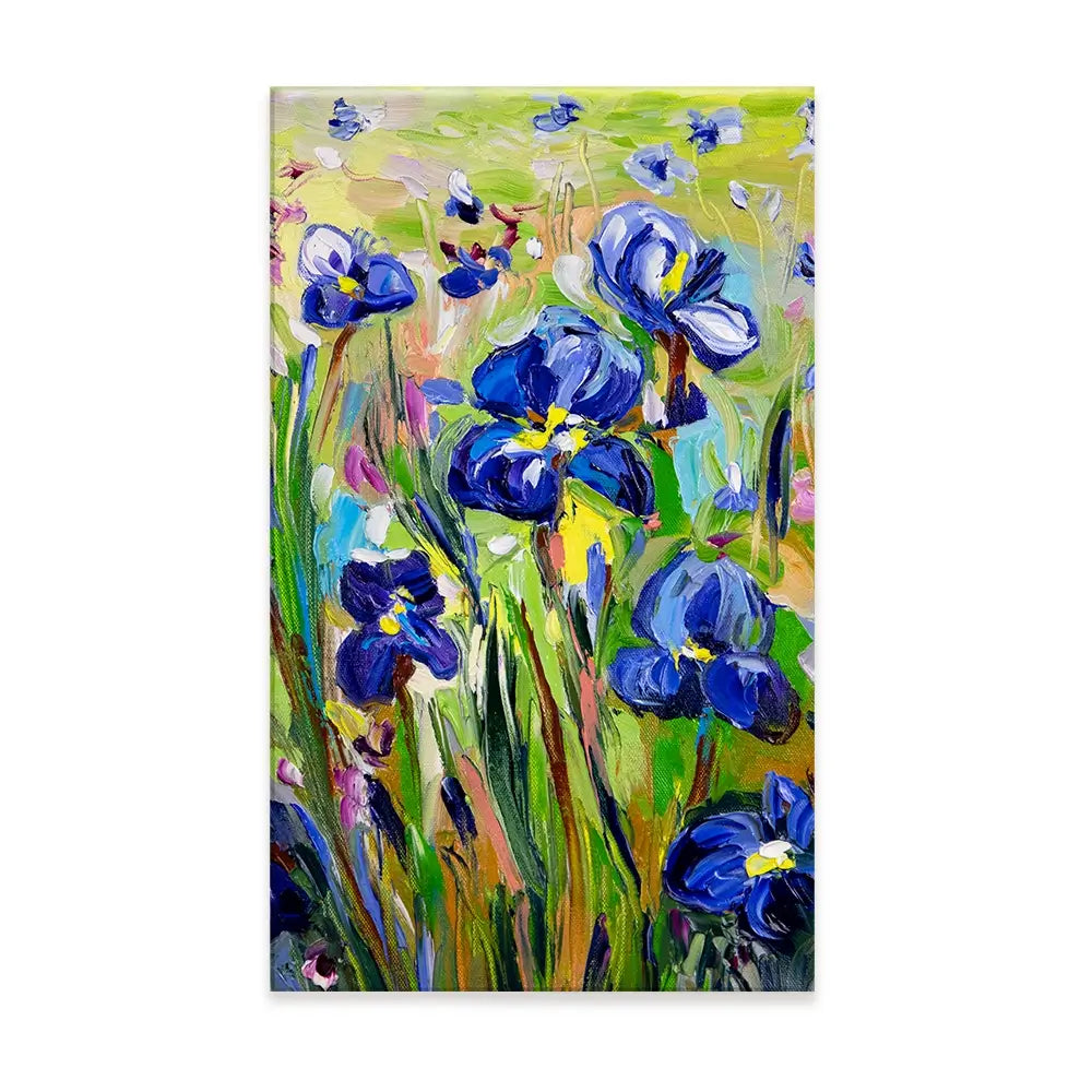 Iris Garden Canvas Print Iris Garden Canvas Print wall art product Ekaterina Ermilkina