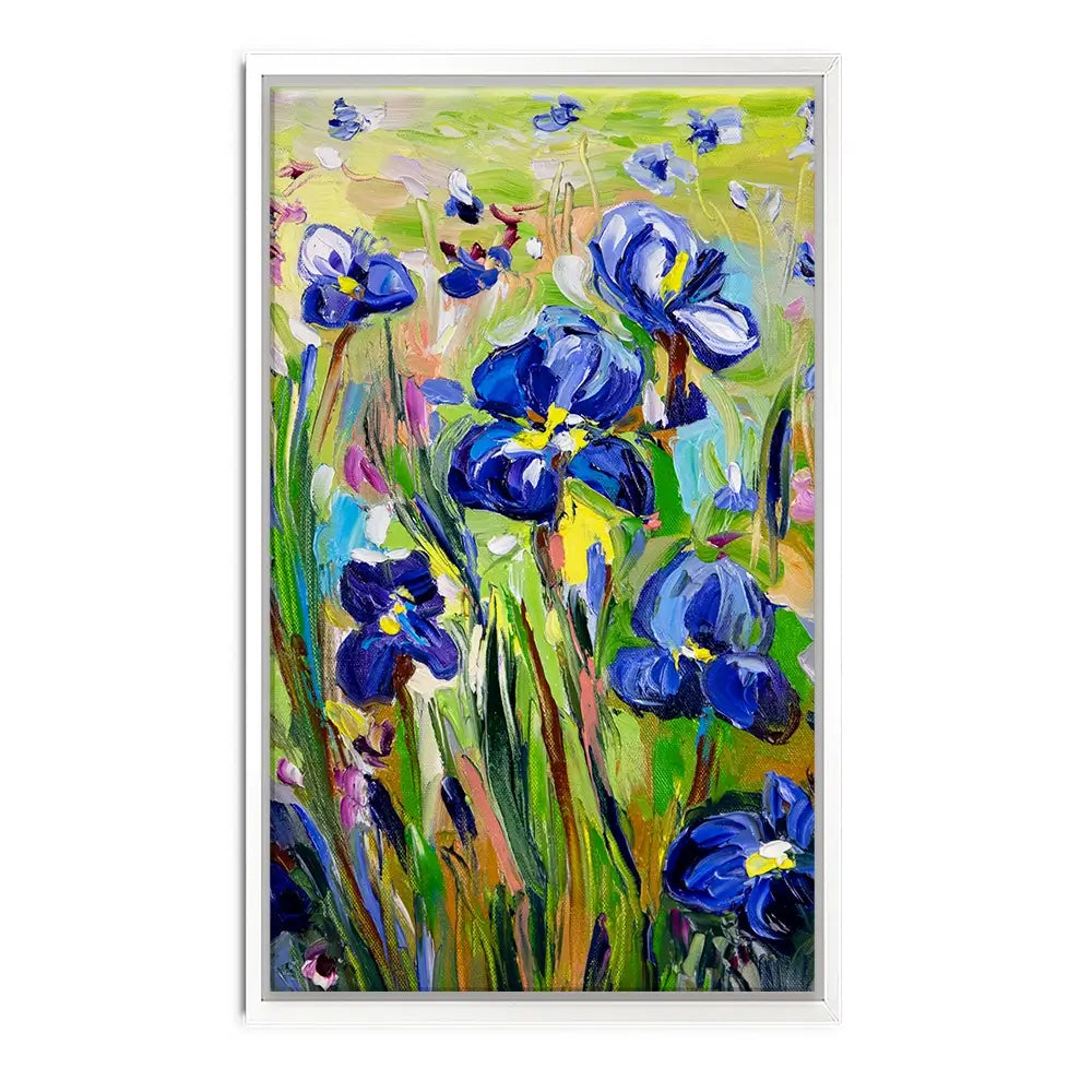 Iris Garden Canvas Print Iris Garden Canvas Print wall art product Ekaterina Ermilkina
