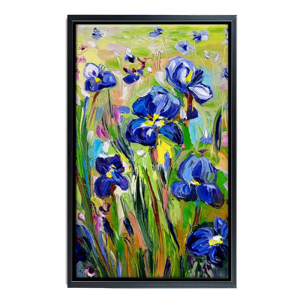 Iris Garden Canvas Print Iris Garden Canvas Print wall art product Ekaterina Ermilkina