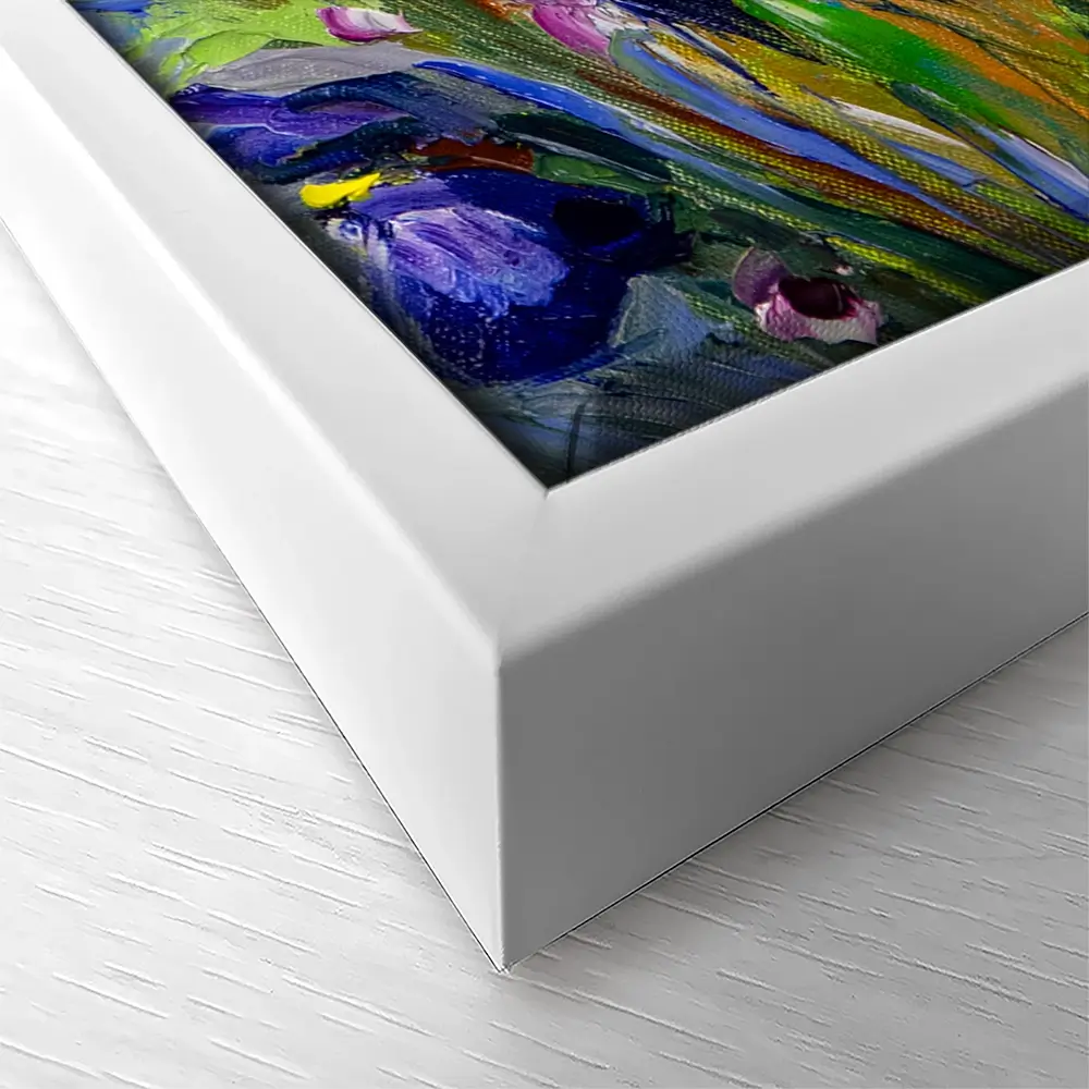 Iris Garden Canvas Print Iris Garden Canvas Print wall art product Ekaterina Ermilkina