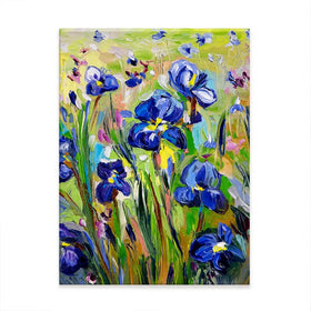 Iris Garden Canvas Print Iris Garden Canvas Print wall art product Ekaterina Ermilkina