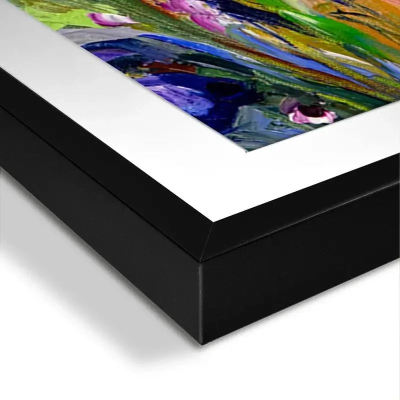 Iris Garden Framed Art Print Iris Garden Framed Art Print wall art product Ekaterina Ermilkina