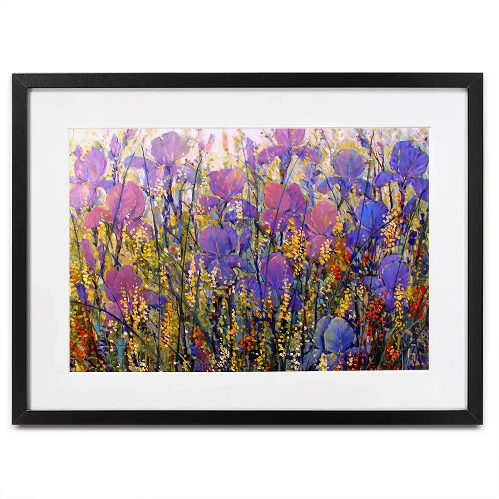 Iris Garden Framed Art Print Iris Garden Framed Art Print wall art product Tim O'Toole