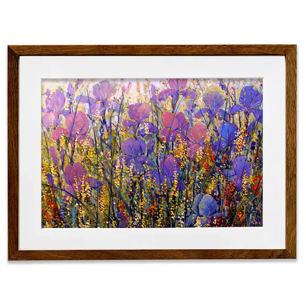 Iris Garden Framed Art Print Iris Garden Framed Art Print wall art product Tim O'Toole