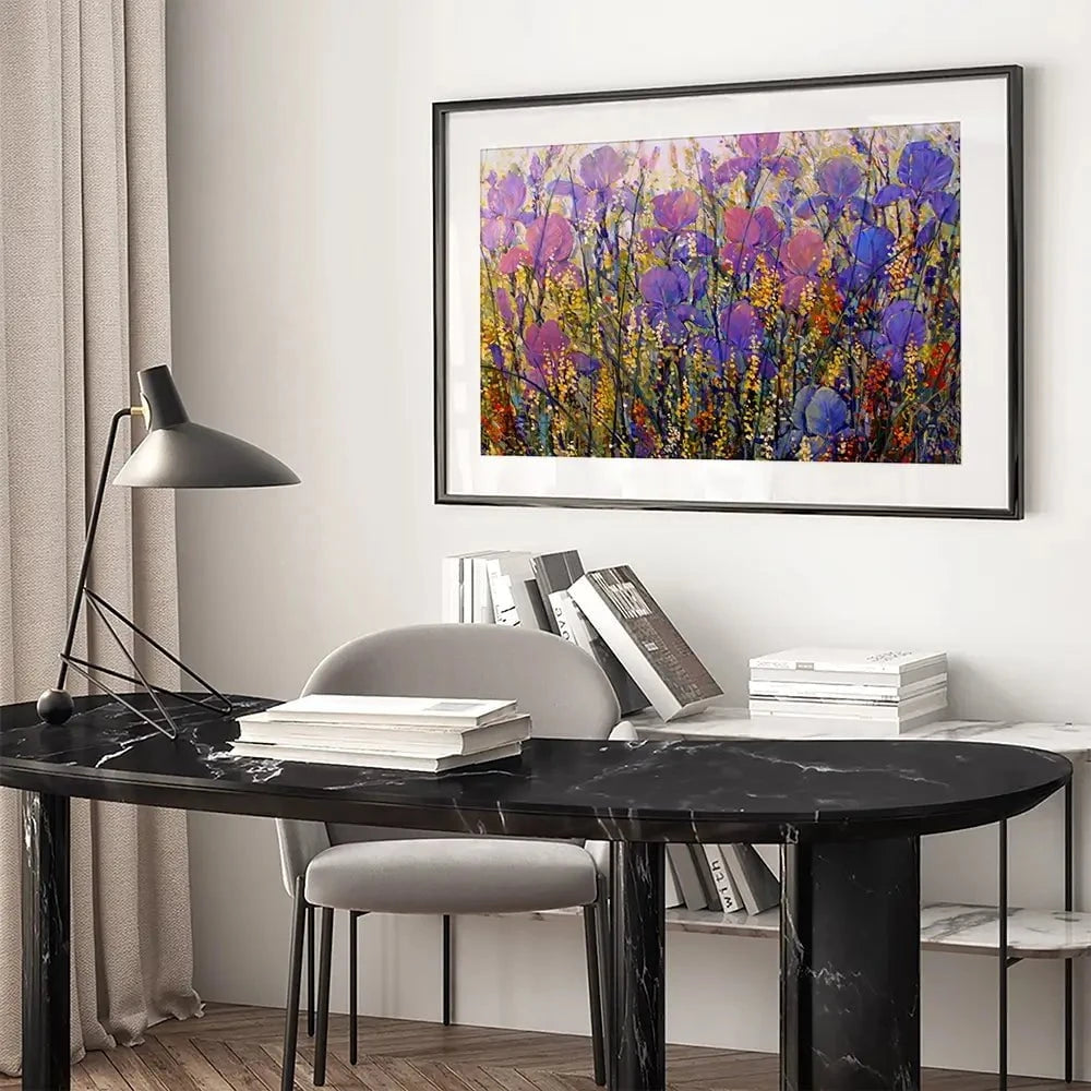 Iris Garden Framed Art Print Iris Garden Framed Art Print wall art product Tim O'Toole