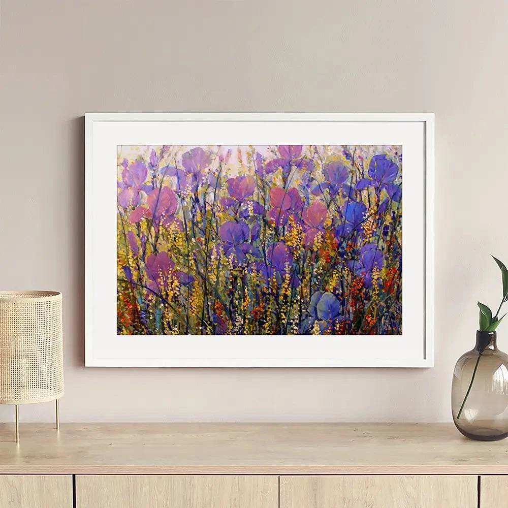 Iris Garden Framed Art Print Iris Garden Framed Art Print wall art product Tim O'Toole