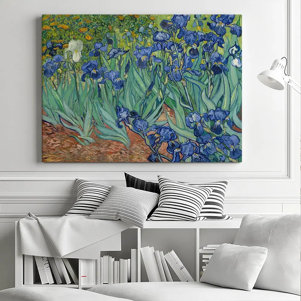Irises Canvas Print Irises Canvas Print wall art product Vincent Van Gogh