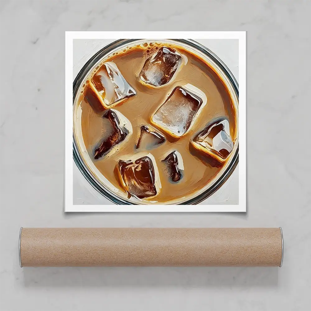 Irish Coffee Cocktail Square Art Print Irish Coffee Cocktail Square Art Print wall art product David Alexander Elder