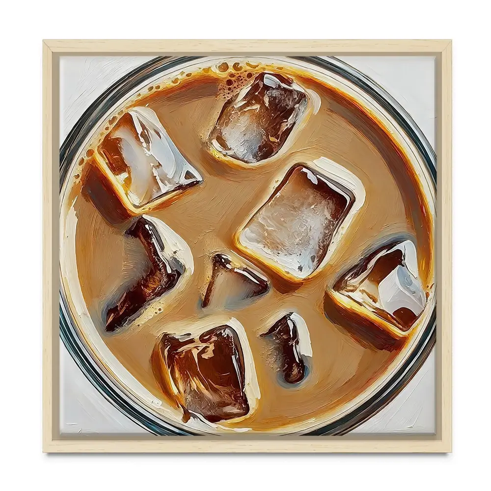 Irish Coffee Cocktail Square Canvas Print Irish Coffee Cocktail Square Canvas Print wall art product David Alexander Elder