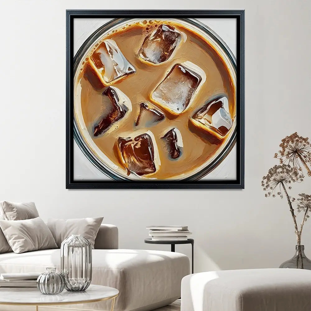 Irish Coffee Cocktail Square Canvas Print Irish Coffee Cocktail Square Canvas Print wall art product David Alexander Elder