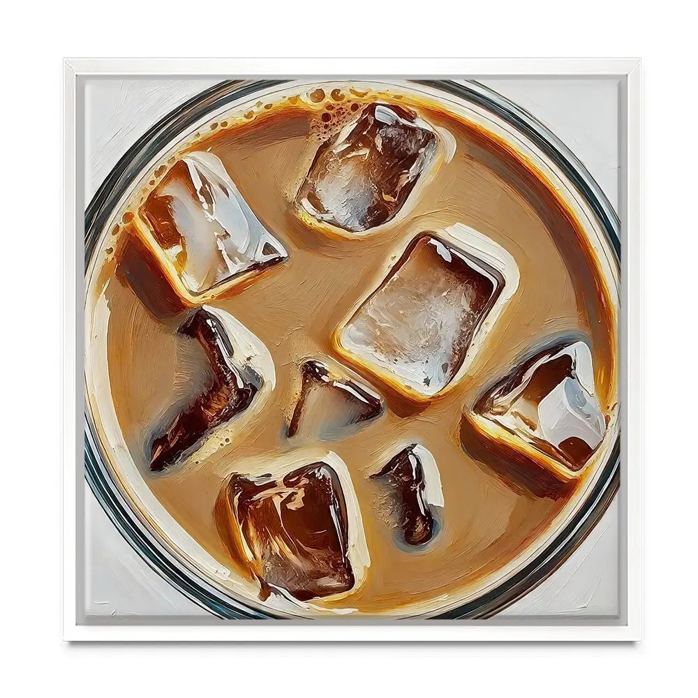 Irish Coffee Cocktail Square Canvas Print Irish Coffee Cocktail Square Canvas Print wall art product David Alexander Elder