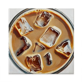 Irish Coffee Cocktail Square Canvas Print Irish Coffee Cocktail Square Canvas Print wall art product David Alexander Elder