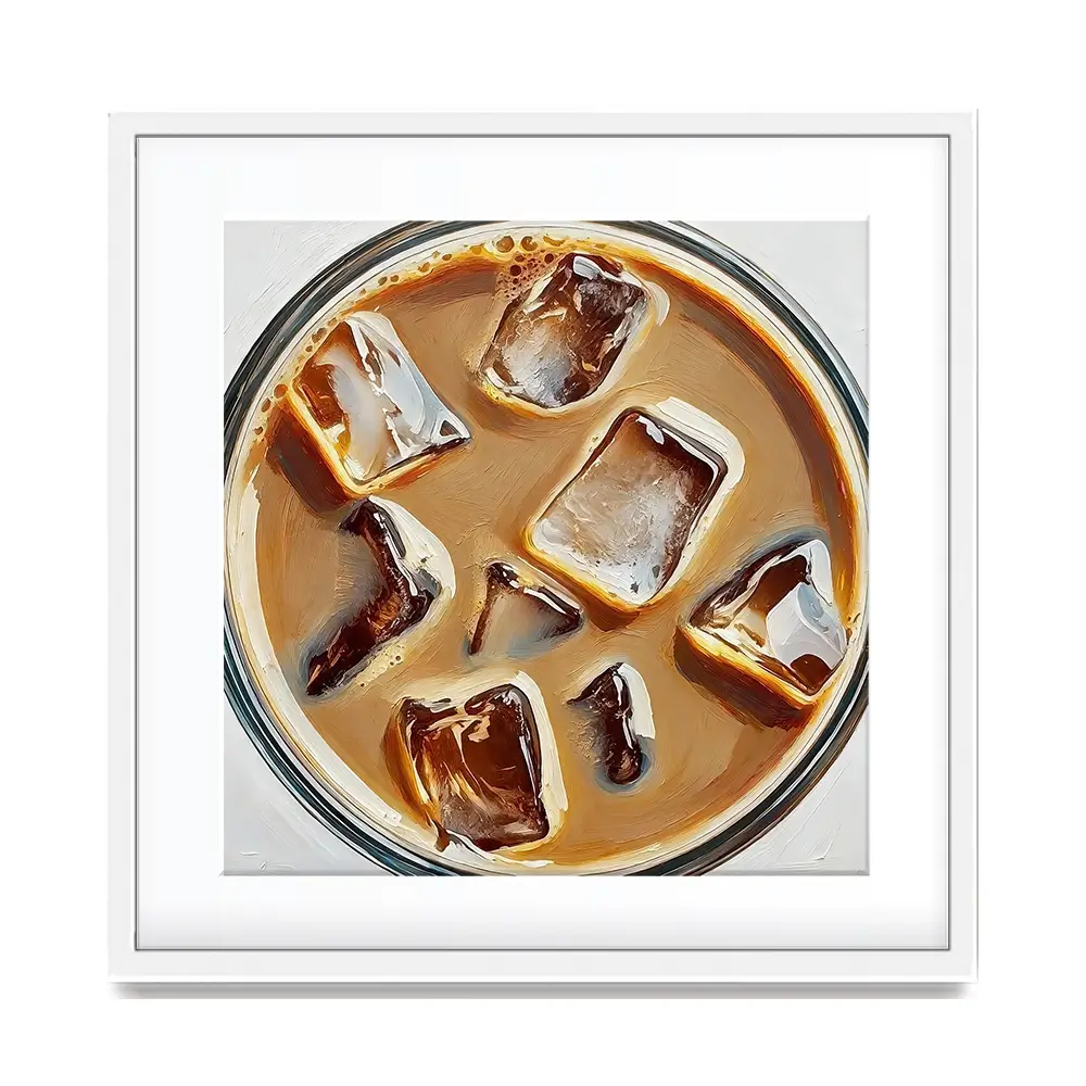 Irish Coffee Cocktail Square Framed Art Print Irish Coffee Cocktail Square Framed Art Print wall art product David Alexander Elder
