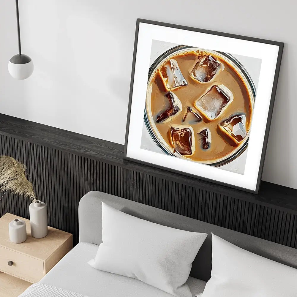 Irish Coffee Cocktail Square Framed Art Print Irish Coffee Cocktail Square Framed Art Print wall art product David Alexander Elder