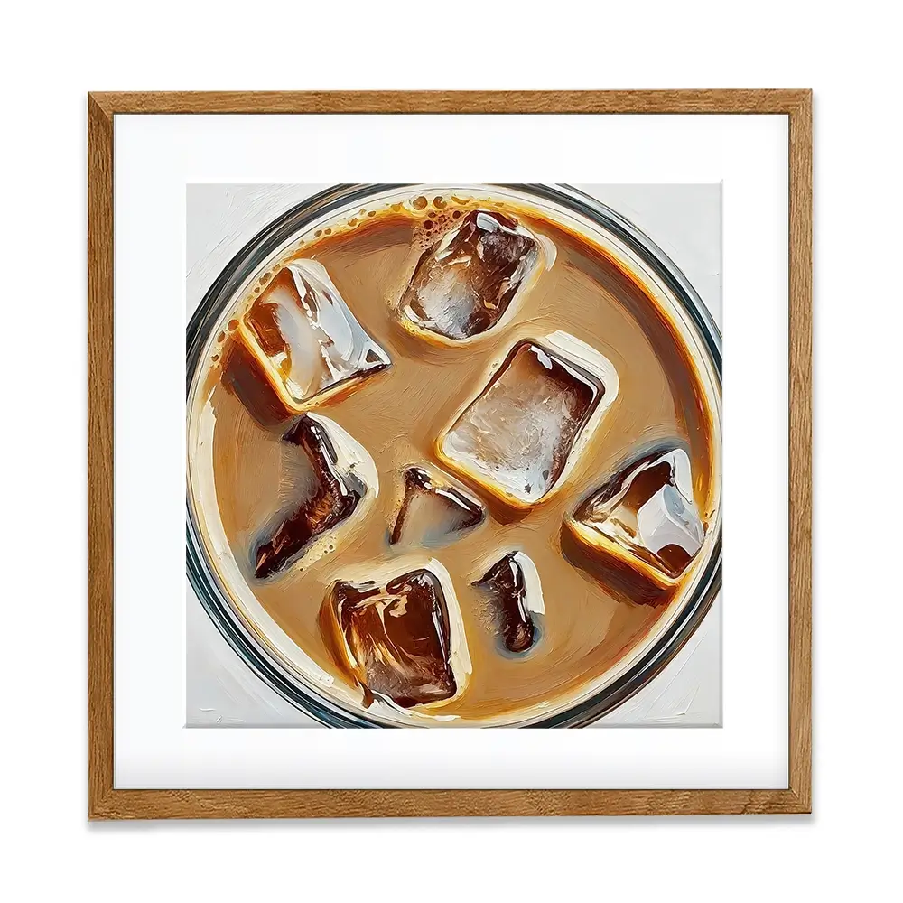 Irish Coffee Cocktail Square Framed Art Print Irish Coffee Cocktail Square Framed Art Print wall art product David Alexander Elder