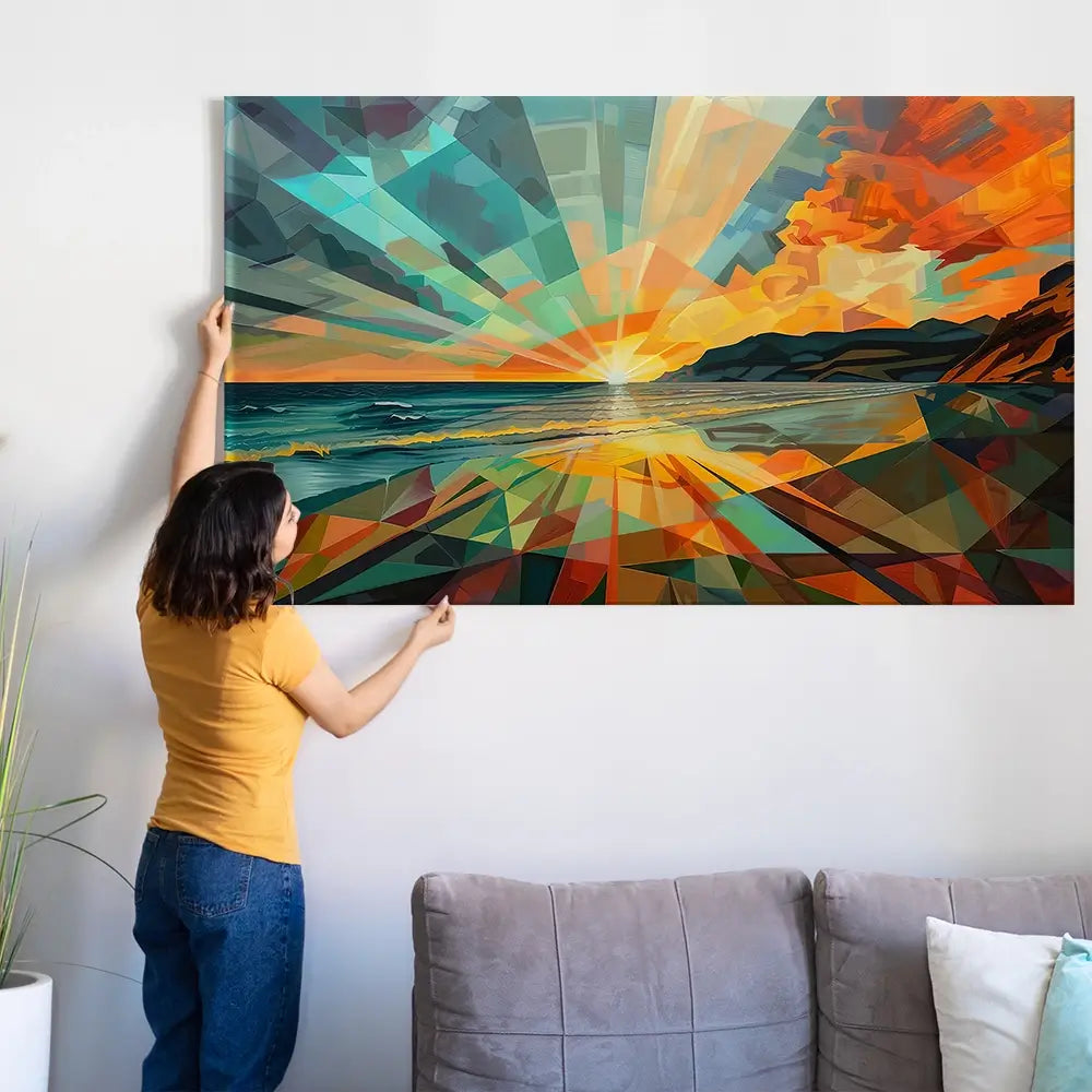Islay Kaleidoscope Oversized Canvas Print Islay Kaleidoscope Oversized Canvas Print wall art product David Alexander Elder